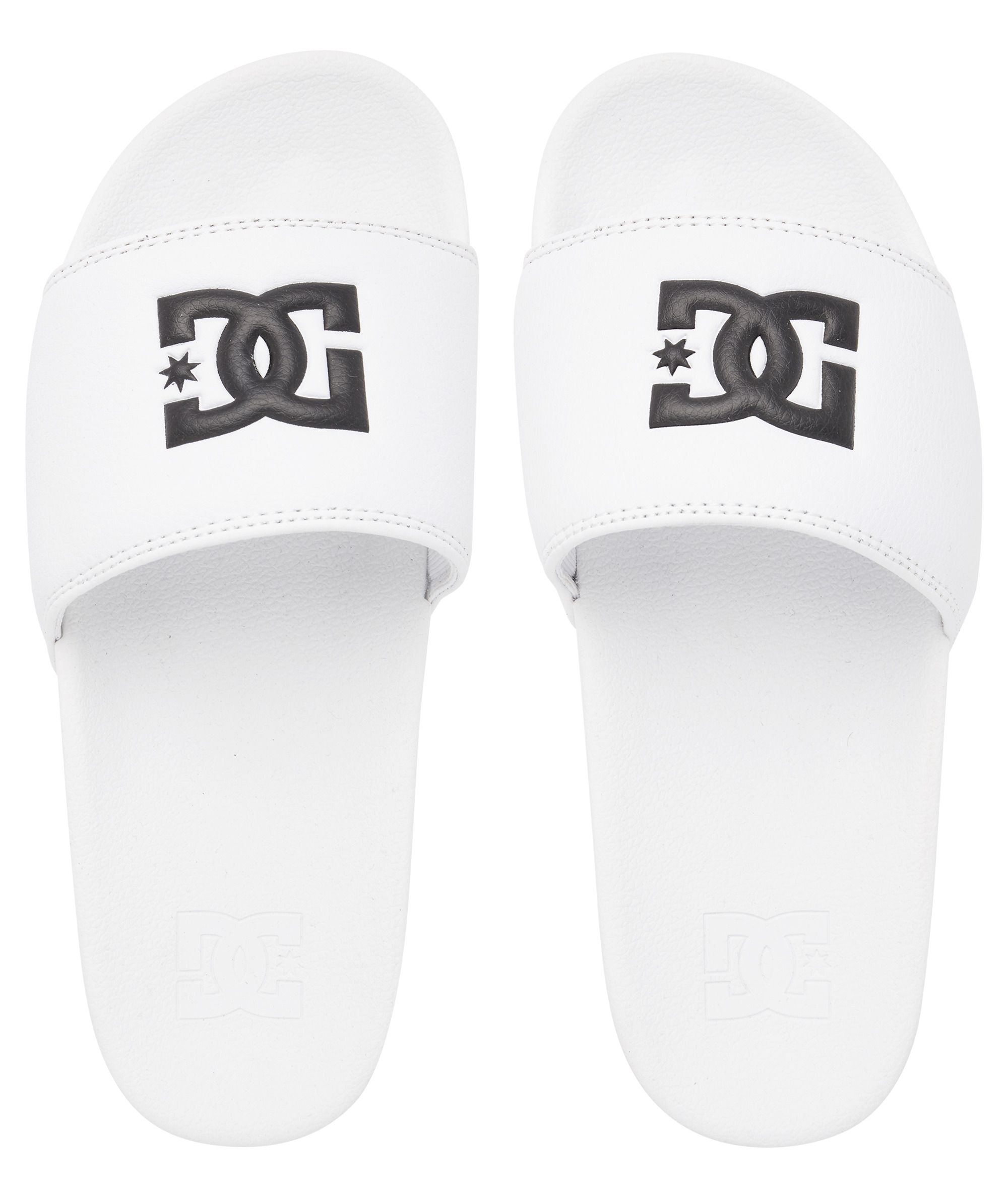 Pantofle DC Slide Platform white/white/black