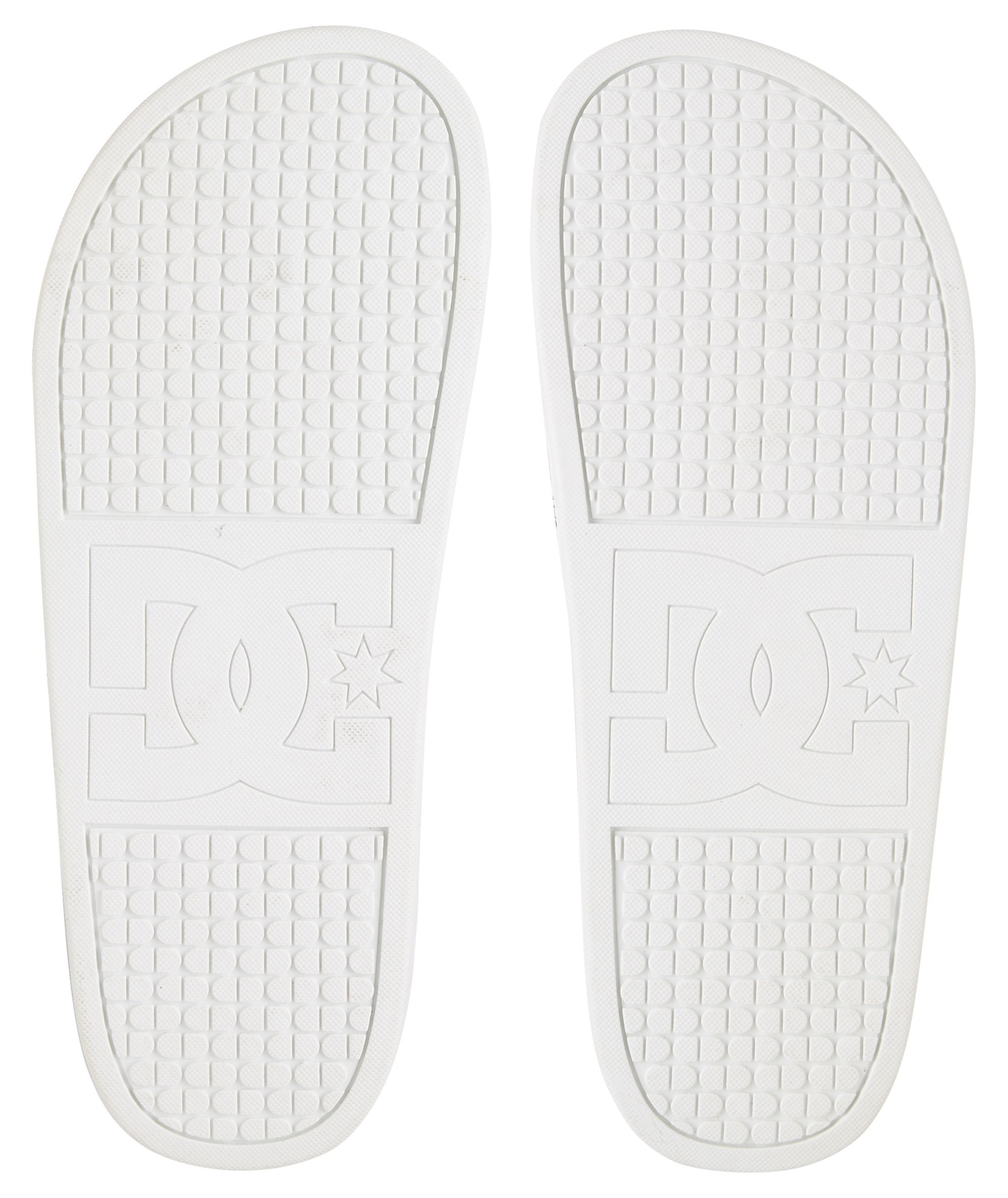 Pantofle DC Slide Platform white/white/black
