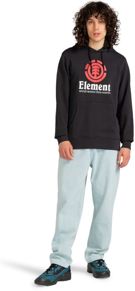 Mikina Element Vertical Hood flint black
