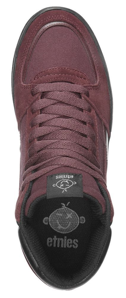 Boty etnies Screw Vulc Mid burgundy