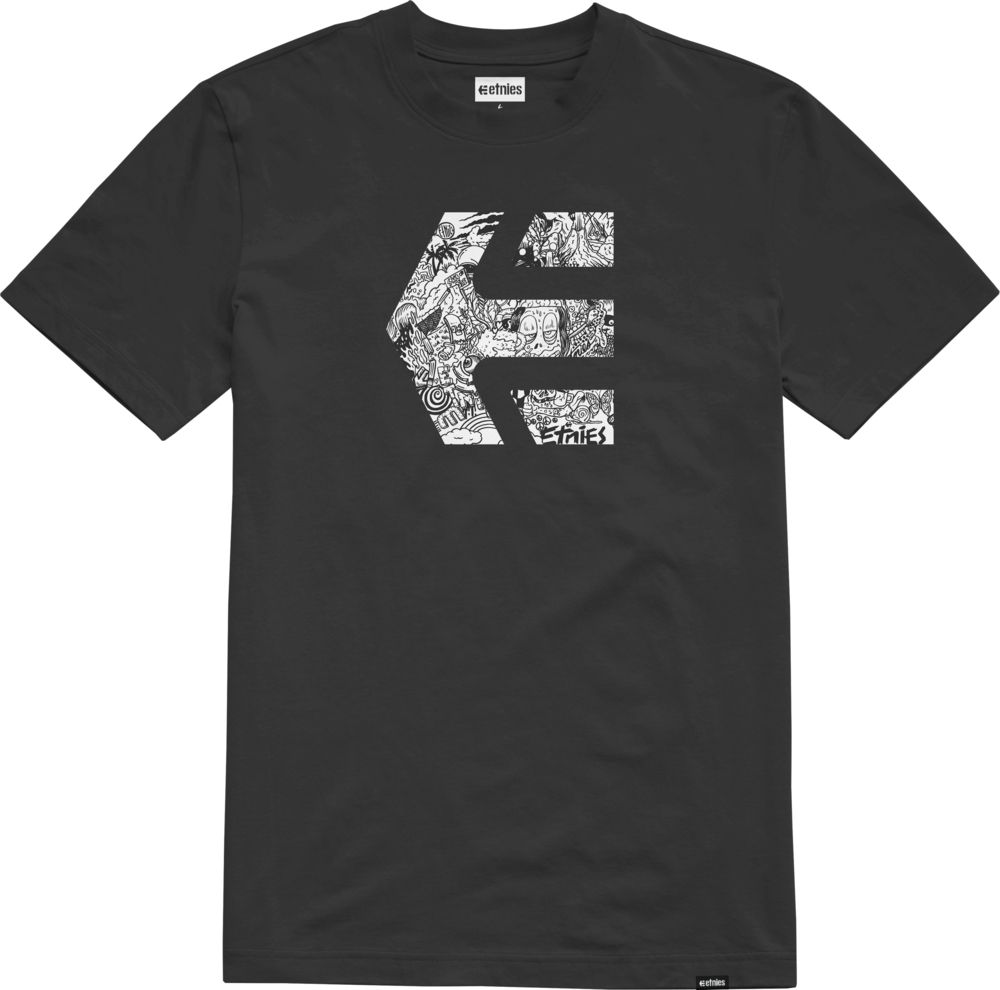 Triko etnies Icon Graphic Tee black