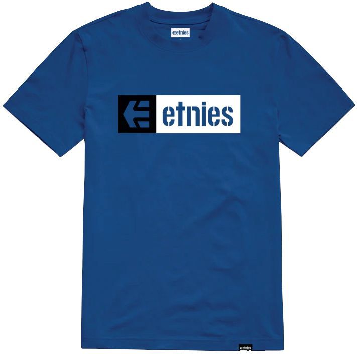 Triko etnies New Box royal/black/white