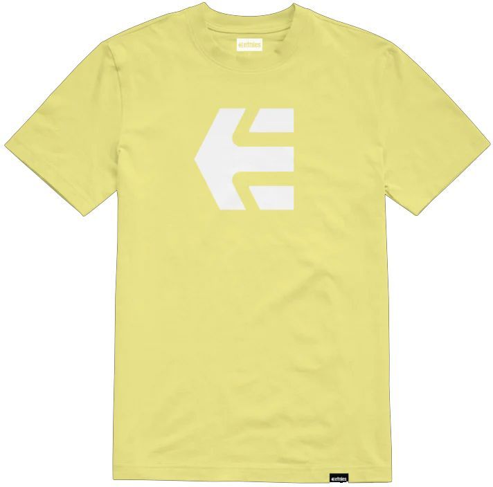Triko etnies Icon Tee light yellow