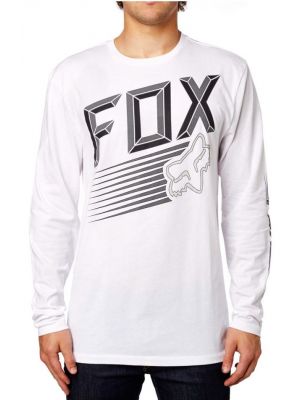Pánské tričko Fox Efficiency Ls optic white