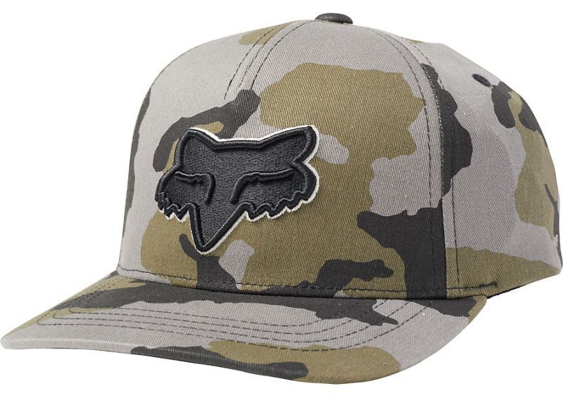 Fox Junior Morphic 110 Snapback - Berretto Regolabile Grigio Acciaio Per Ragazzi, Logo Ricamato