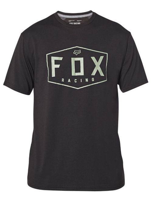 Tričko Fox Crest Tech Black/Green