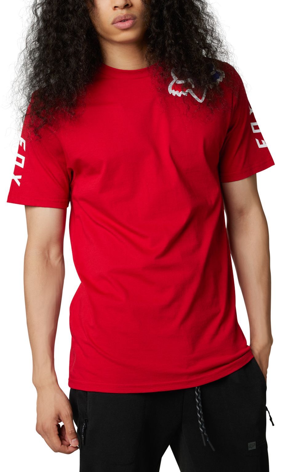 Fox Youth Non Stop SS Tee Orange Flame