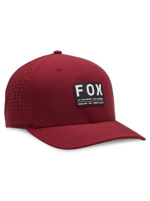 Kšiltovka Fox Non Stop Tech Flexfit Scarlet