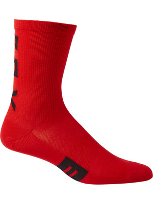 Pánské cyklo ponožky Fox 6 Flexair Merino Sock Fluo Red