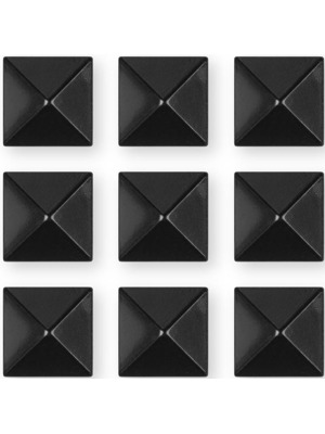 Grip Gravity Pyramid Studs black