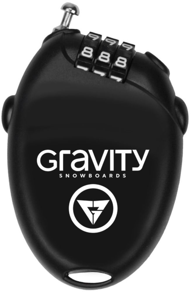 Zámek na snowboard Gravity Snb Lock black