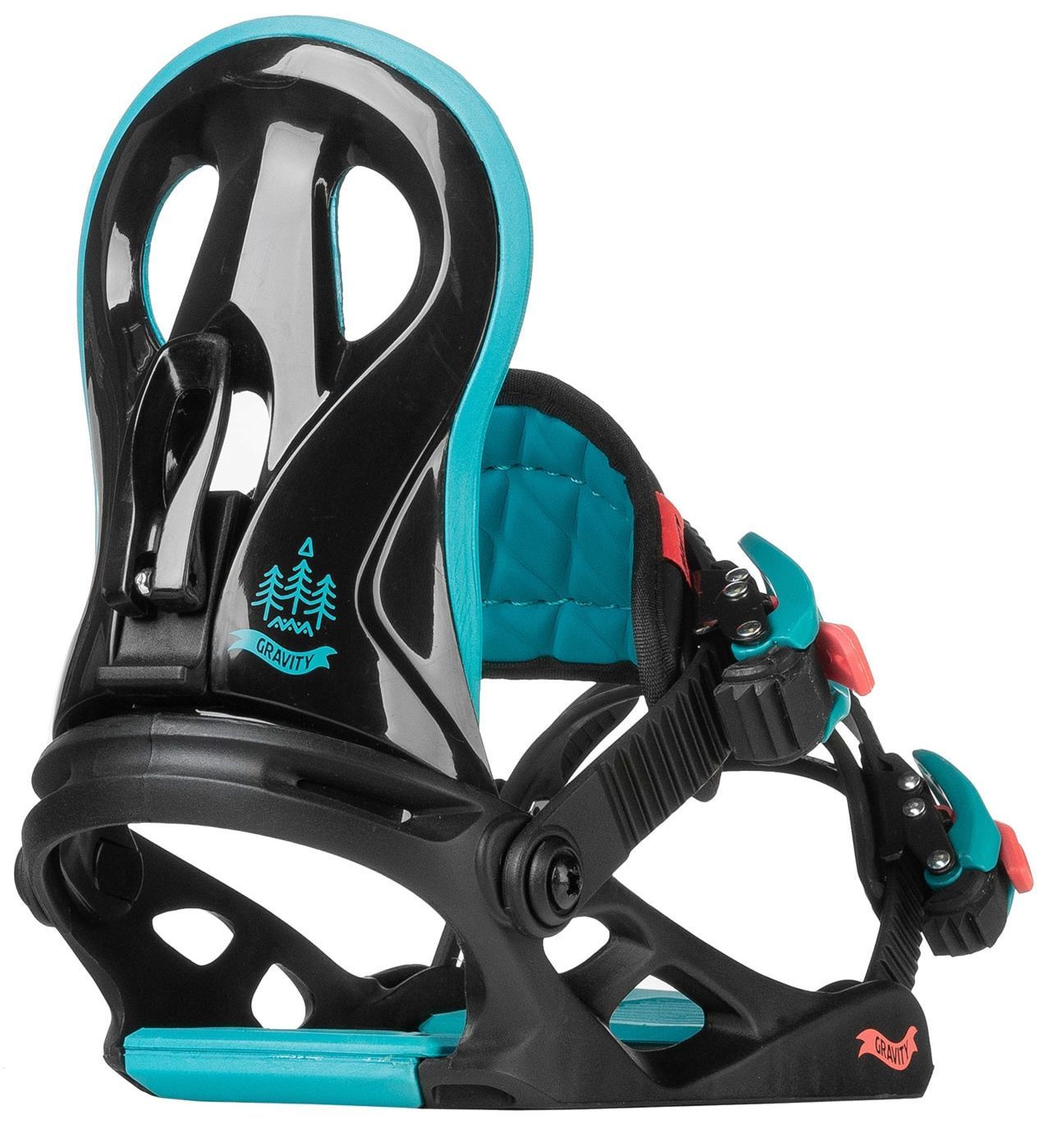 Vázání Gravity G1 Jr black/pink/teal 22/23