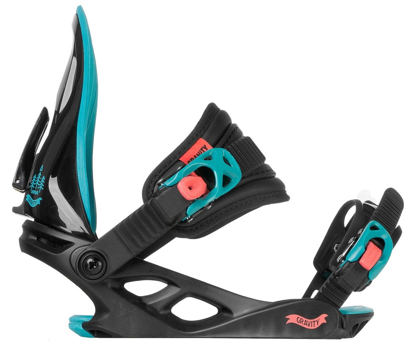 Vázání Gravity G1 Jr black/pink/teal 22/23