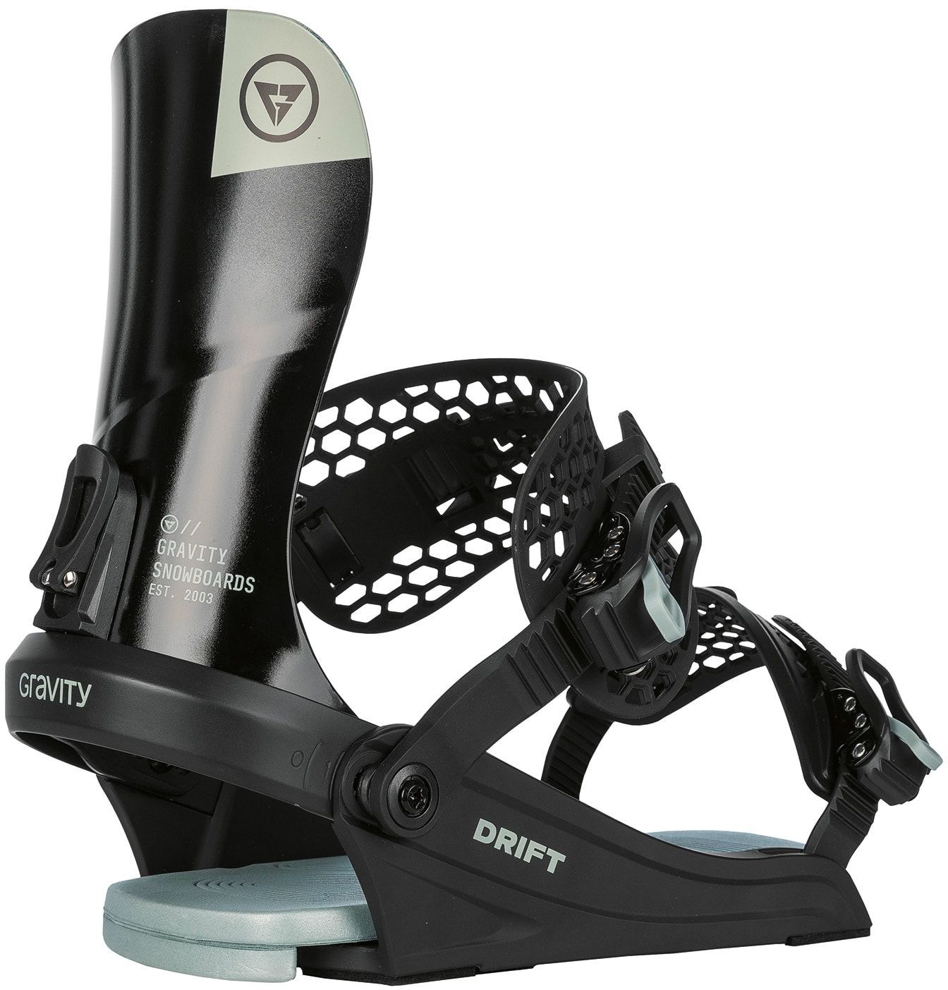Vázání Gravity Drift black/sage 25/26