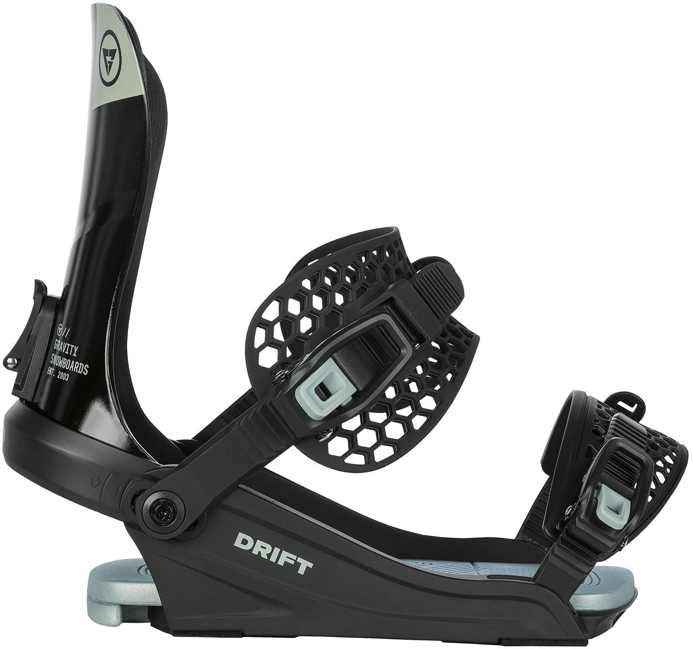 Vázání Gravity Drift black/sage 25/26