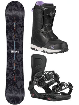 Snowboard komplet Gravity Sirene black 25/26