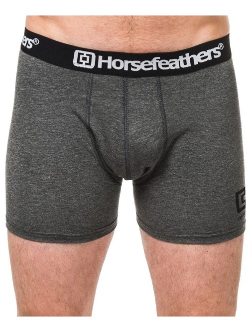 Boxerky Horsefeathers Dynasty heather anthracite