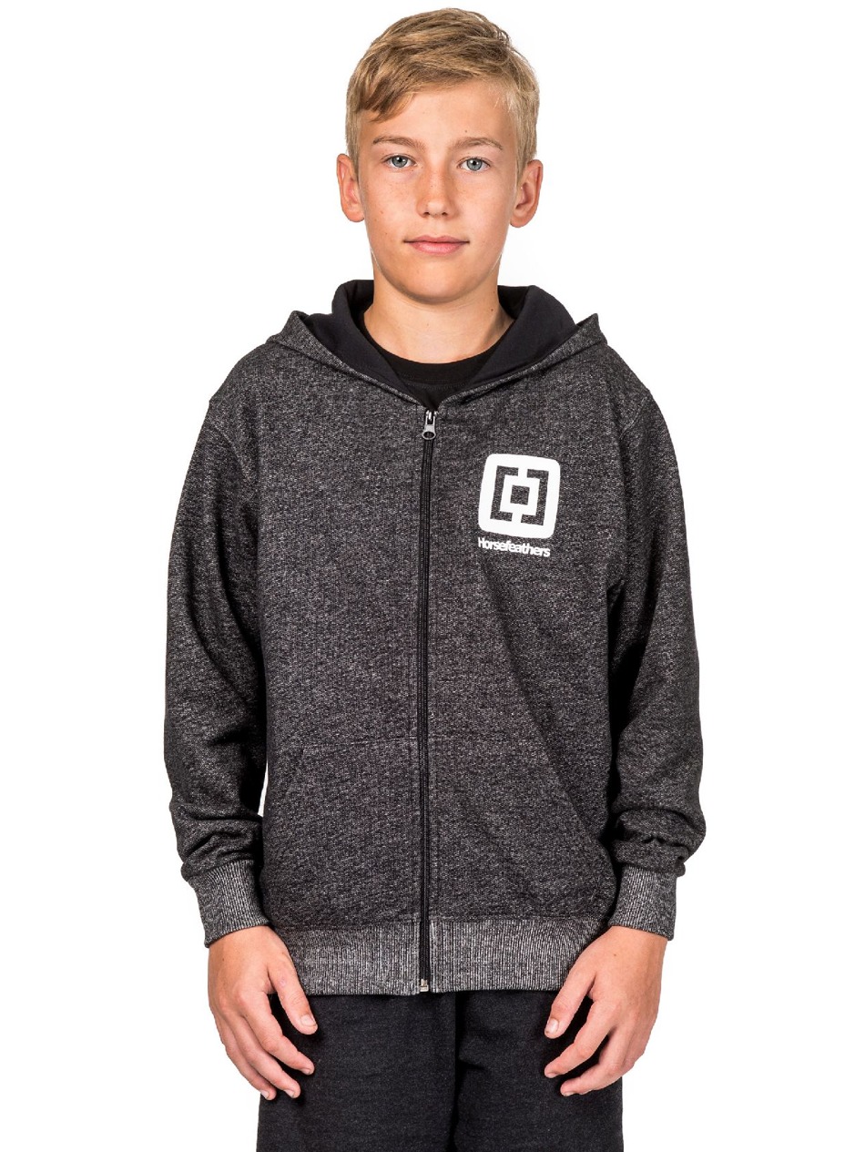 Dětská mikina Horsefeathers Mini logo black melange