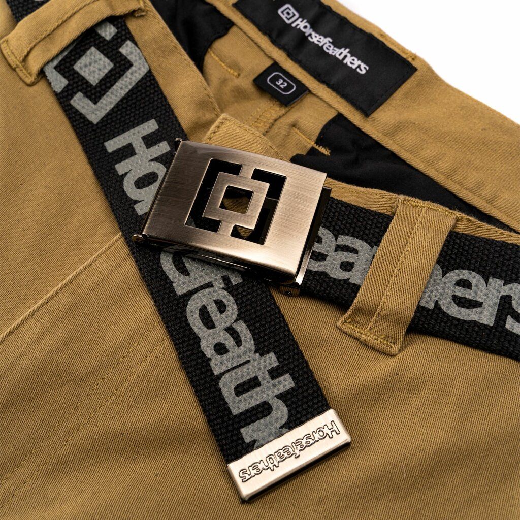 Pásek Horsefeathers Idol Belt black