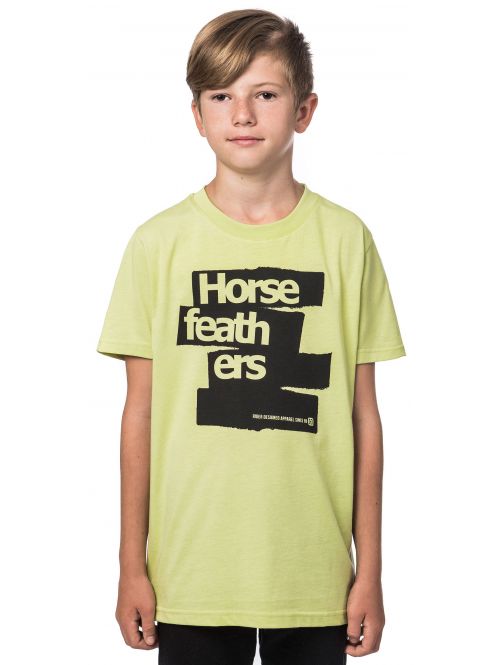Tričko Horsefeathers Brush Youth lemon grass