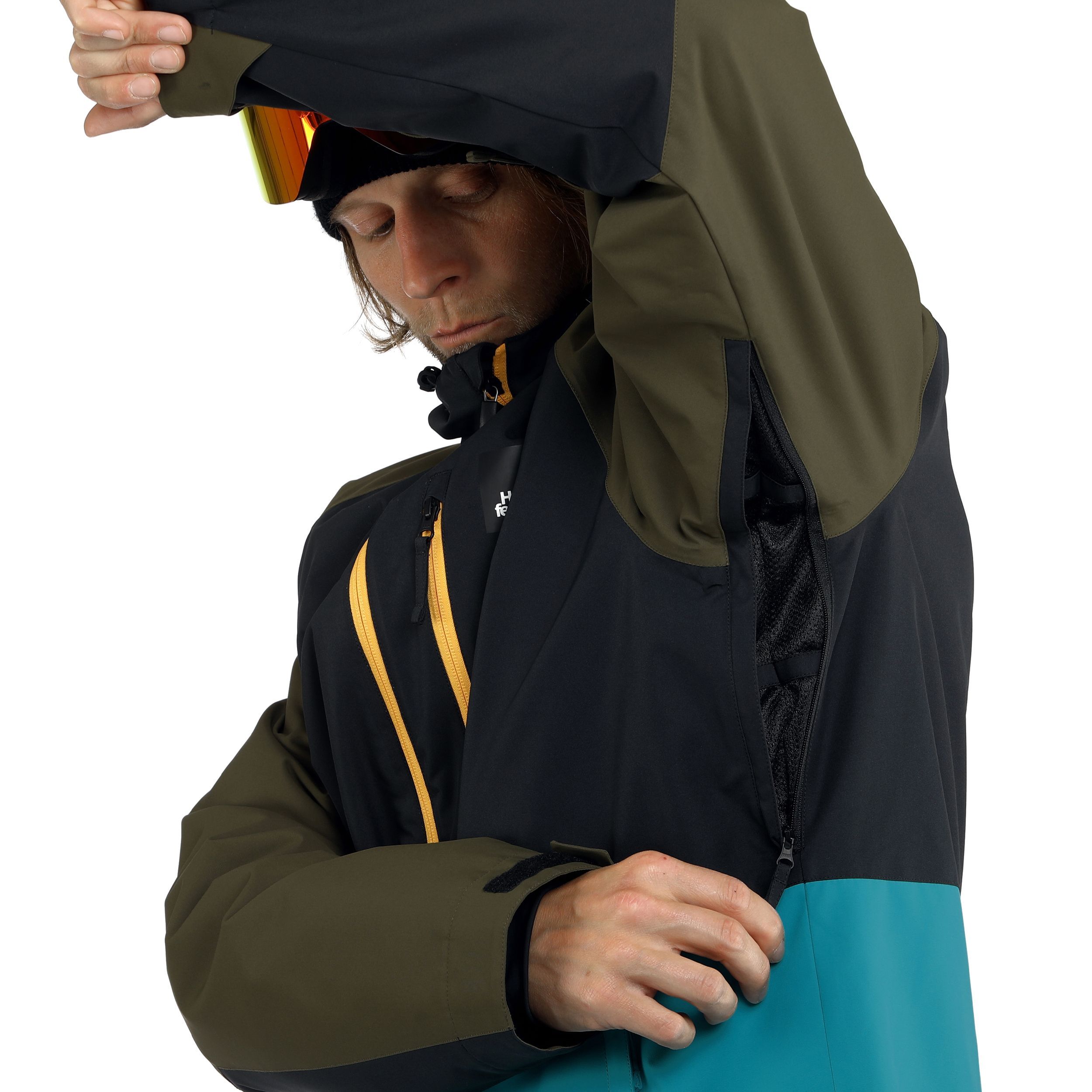 Bunda Horsefeathers Crown dark olive/tile blue