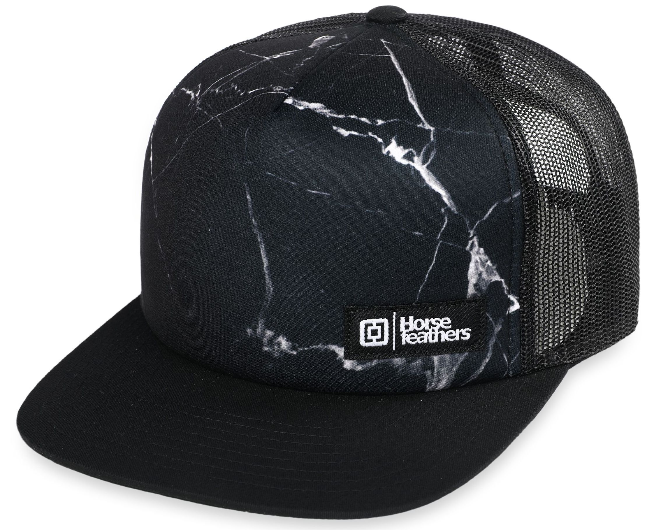 Kšiltovka Horsefeathers Mave black marble