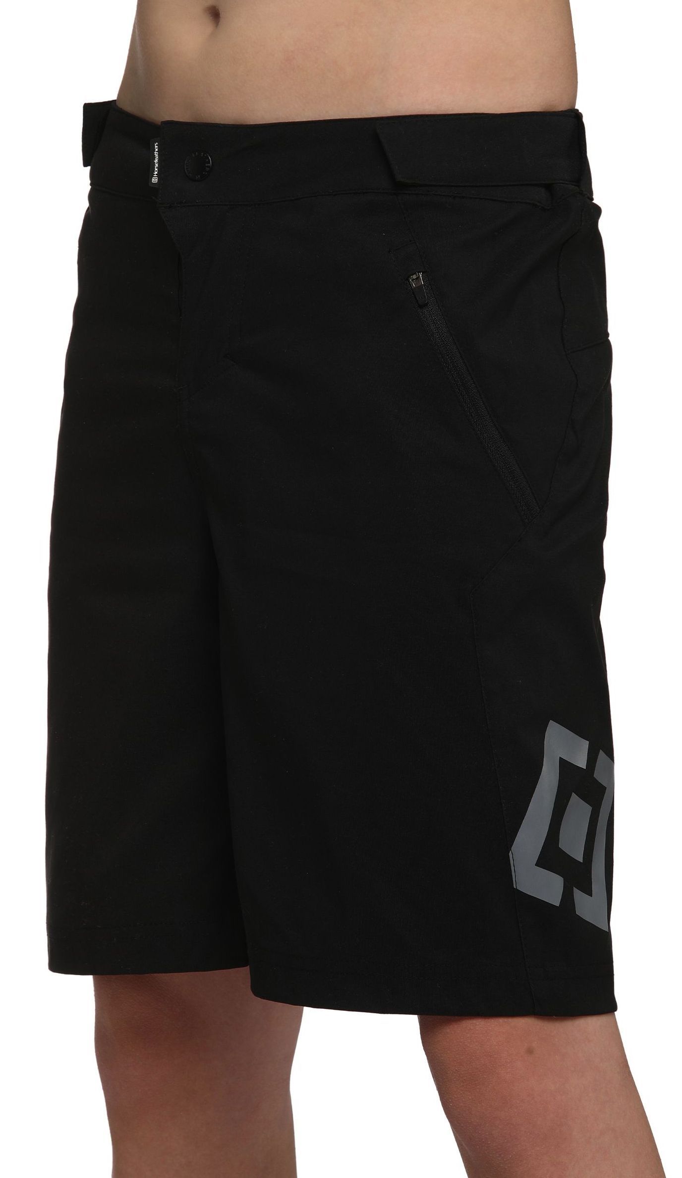 Dětské cyklo kraťasy Horsefeathers Stoker Youth black
