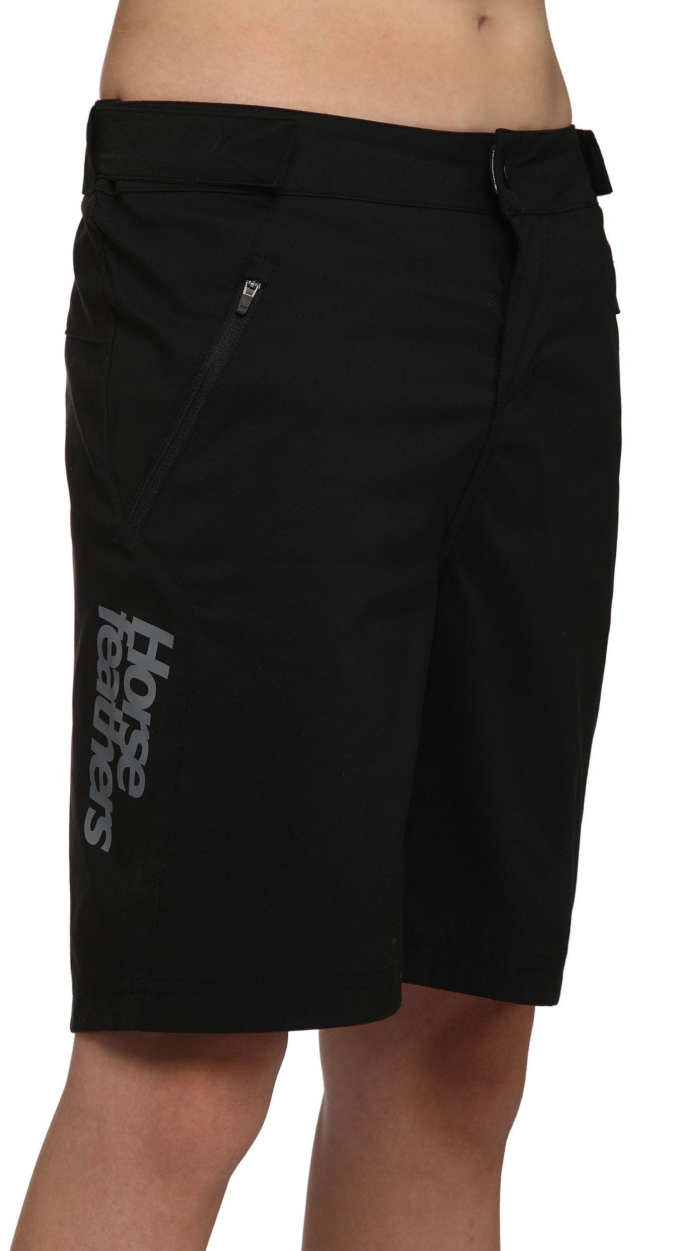 Dětské cyklo kraťasy Horsefeathers Stoker Youth black