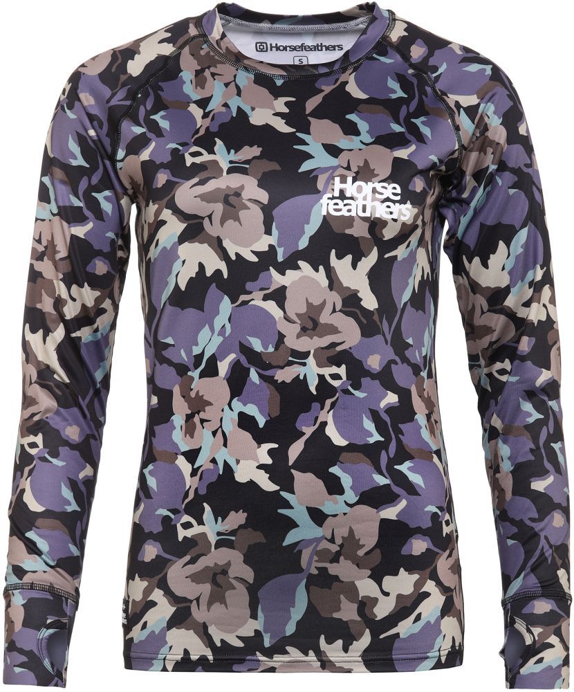 Dámské termo triko Horsefeathers Mirra flowers