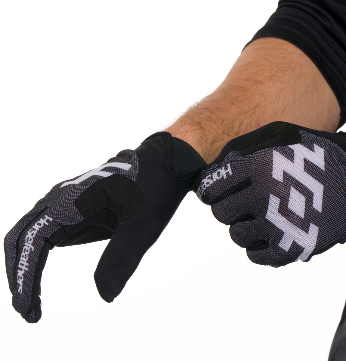 Cyklo rukavice Horsefeathers Digger black