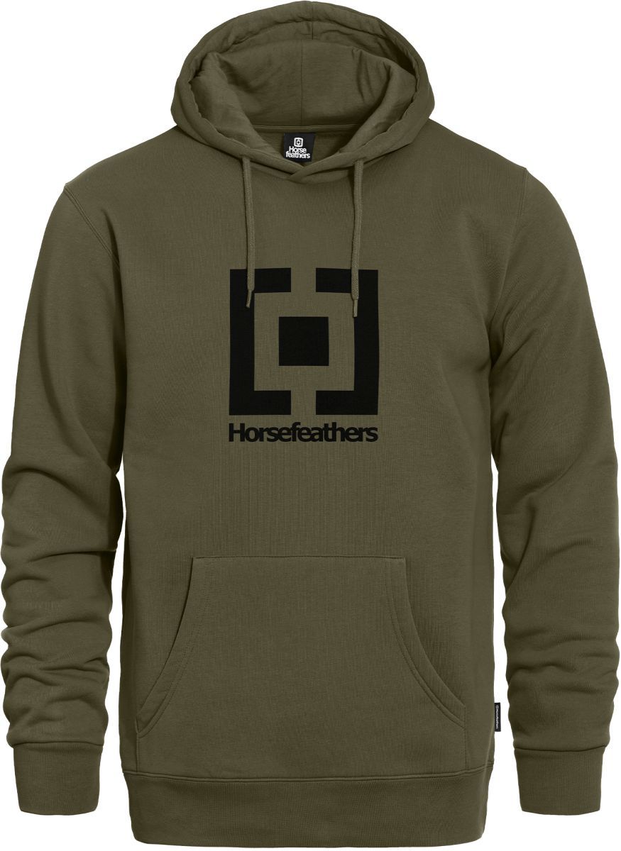 Mikina Horsefeathers Leader burnt olive