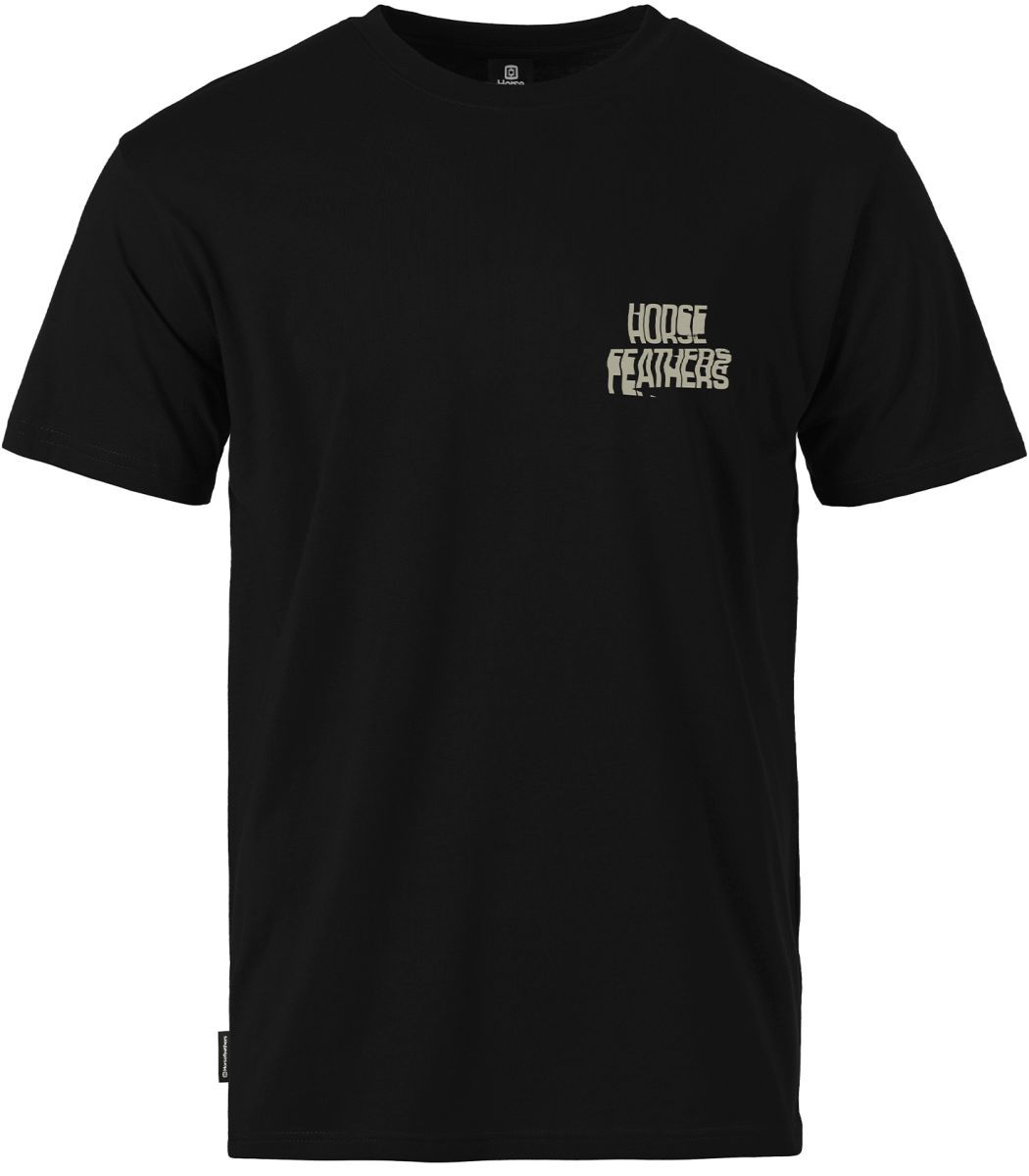 Tričko Horsefeathers Xerox black