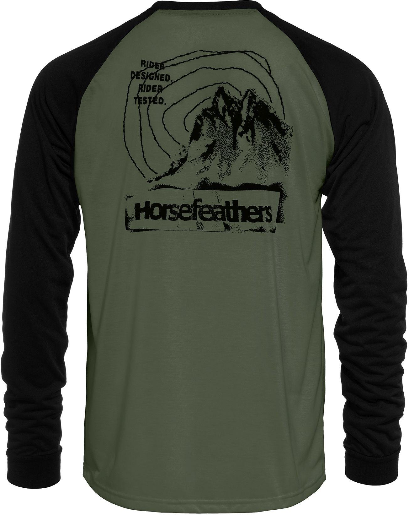 Tričko Horsefeathers Shank Ls thyme