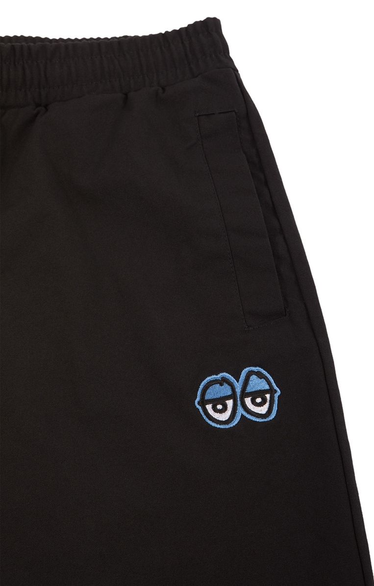 Kalhoty Krooked Eyes emb black blue
