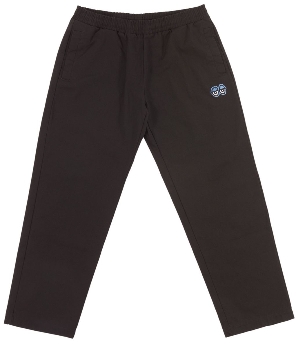Kalhoty Krooked Eyes emb black blue
