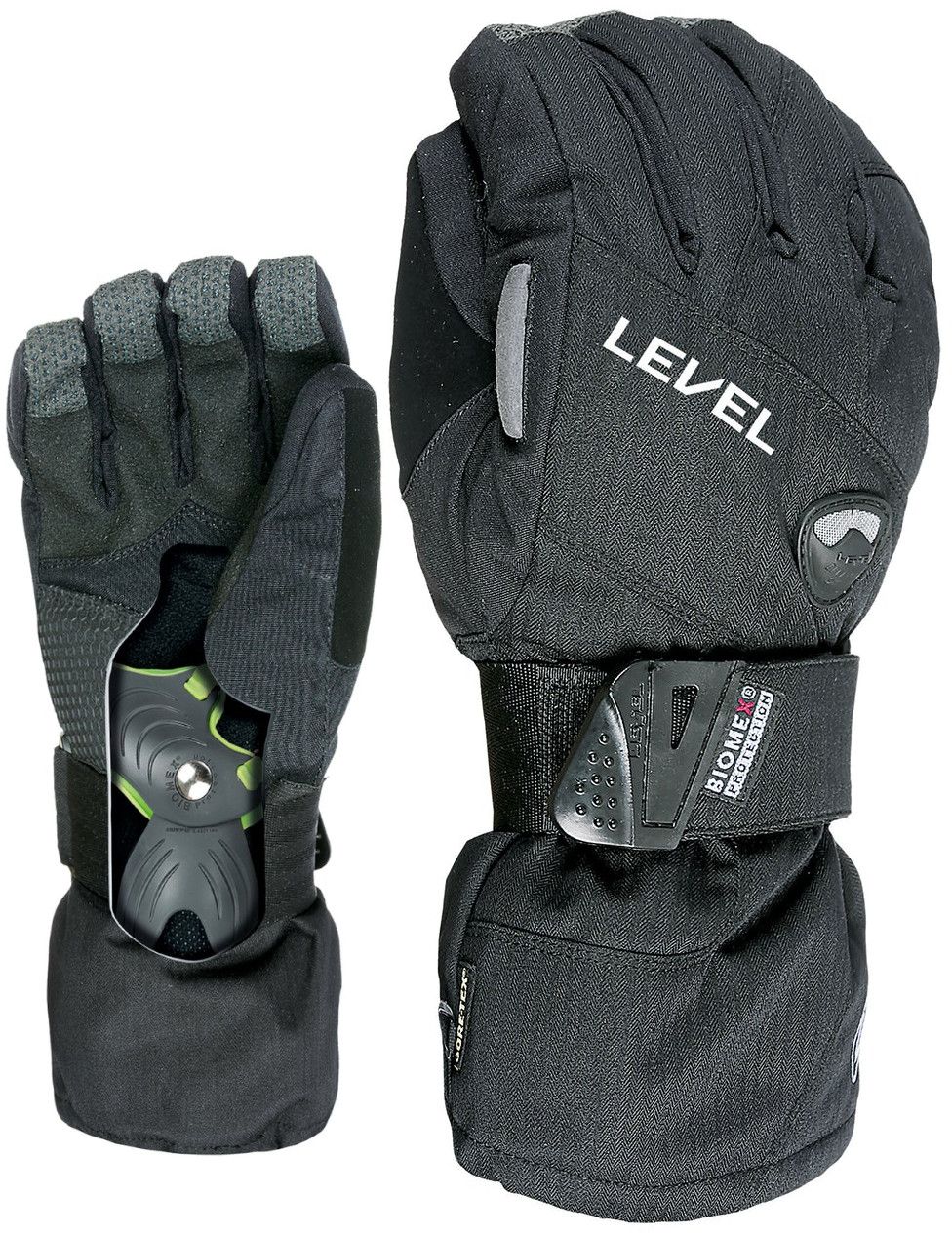 Rukavice Level Half Pipe Gore-Tex black