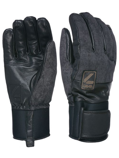 Pánské rukavice Level Rover Black-Grey