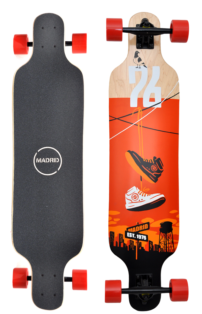 Madrid Spade 39'' Longboard Drop Trough Komplettset Set
