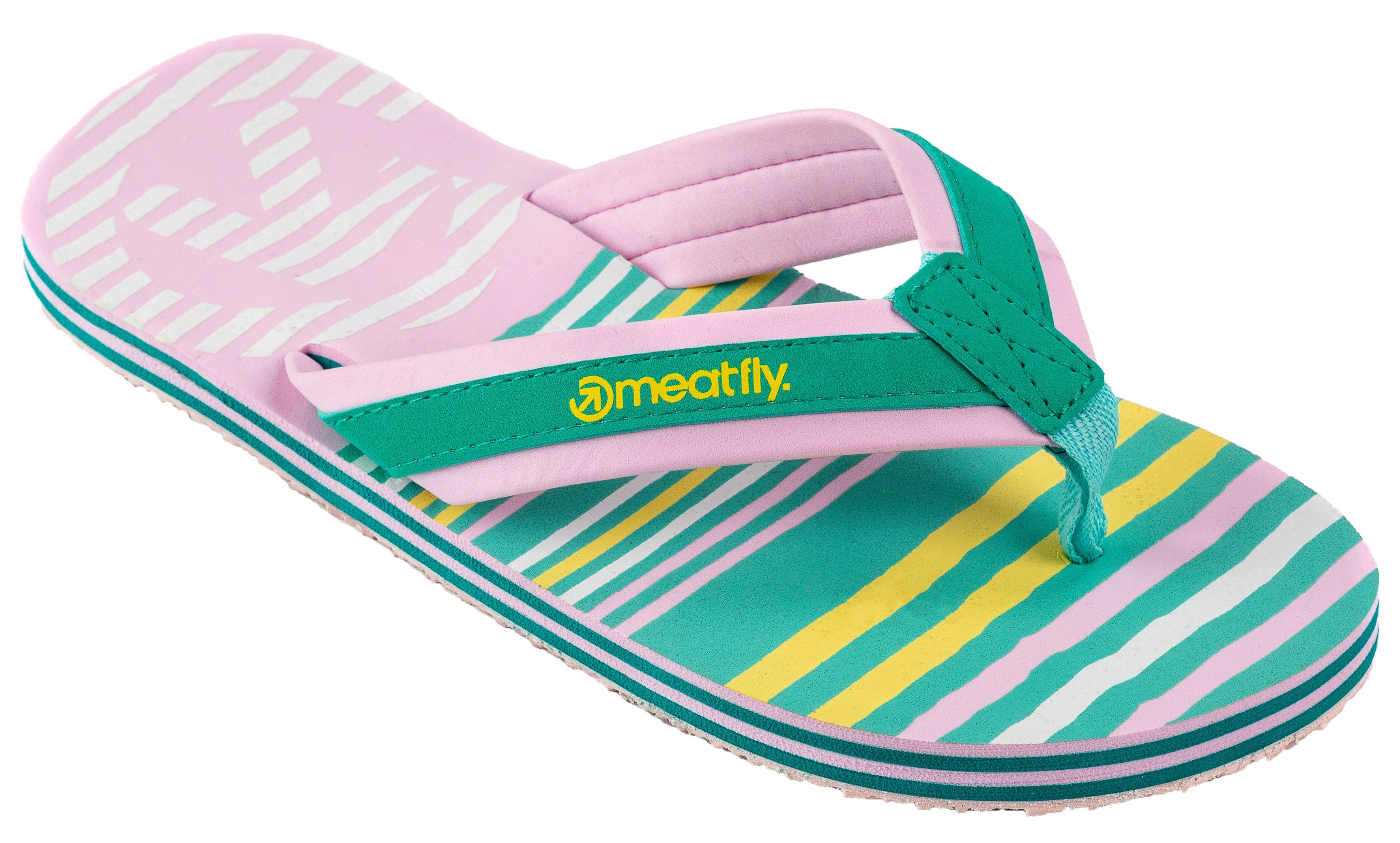 Žabky Meatfly Miray pink turquoise