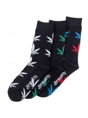 Ponožky Meatfly Ganja black multipack