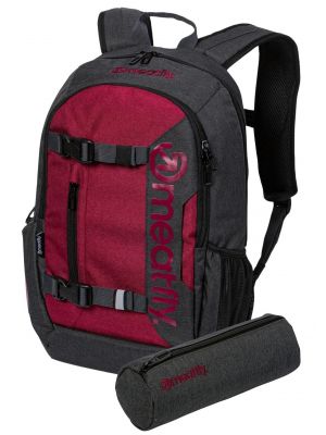 Batoh Meatfly Basejumper Wine Charcoal 22 l