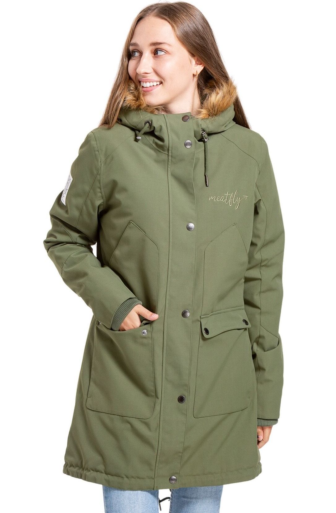 Dámská bunda Meatfly Amber Olive