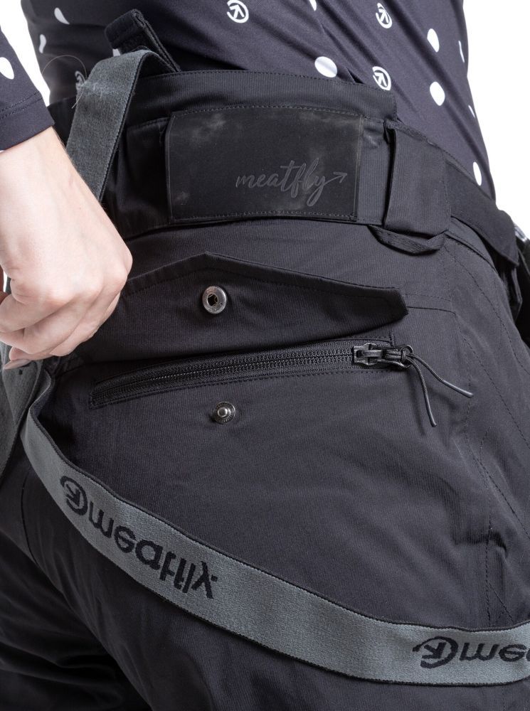 Dámské snowboardové kalhoty Meatfly Foxy Black