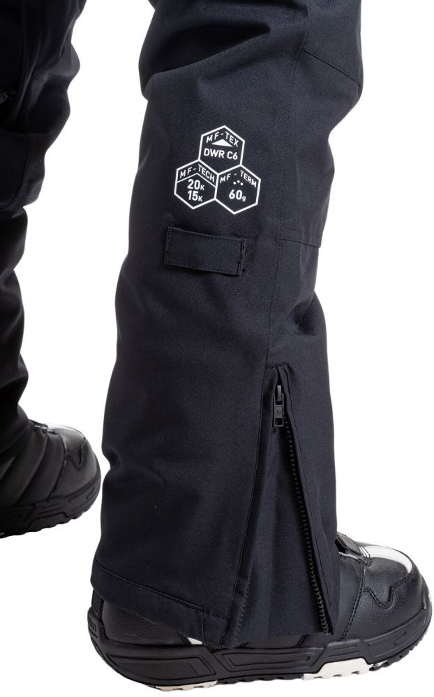 Dámské snowboardové kalhoty Meatfly Foxy Black