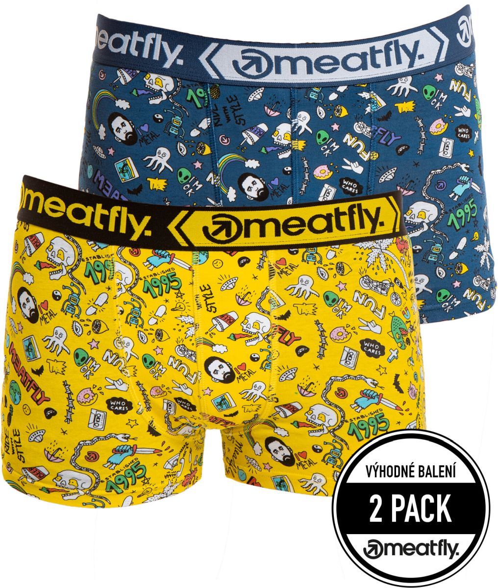 Boxerky MeatFly Balboa double pack jamm