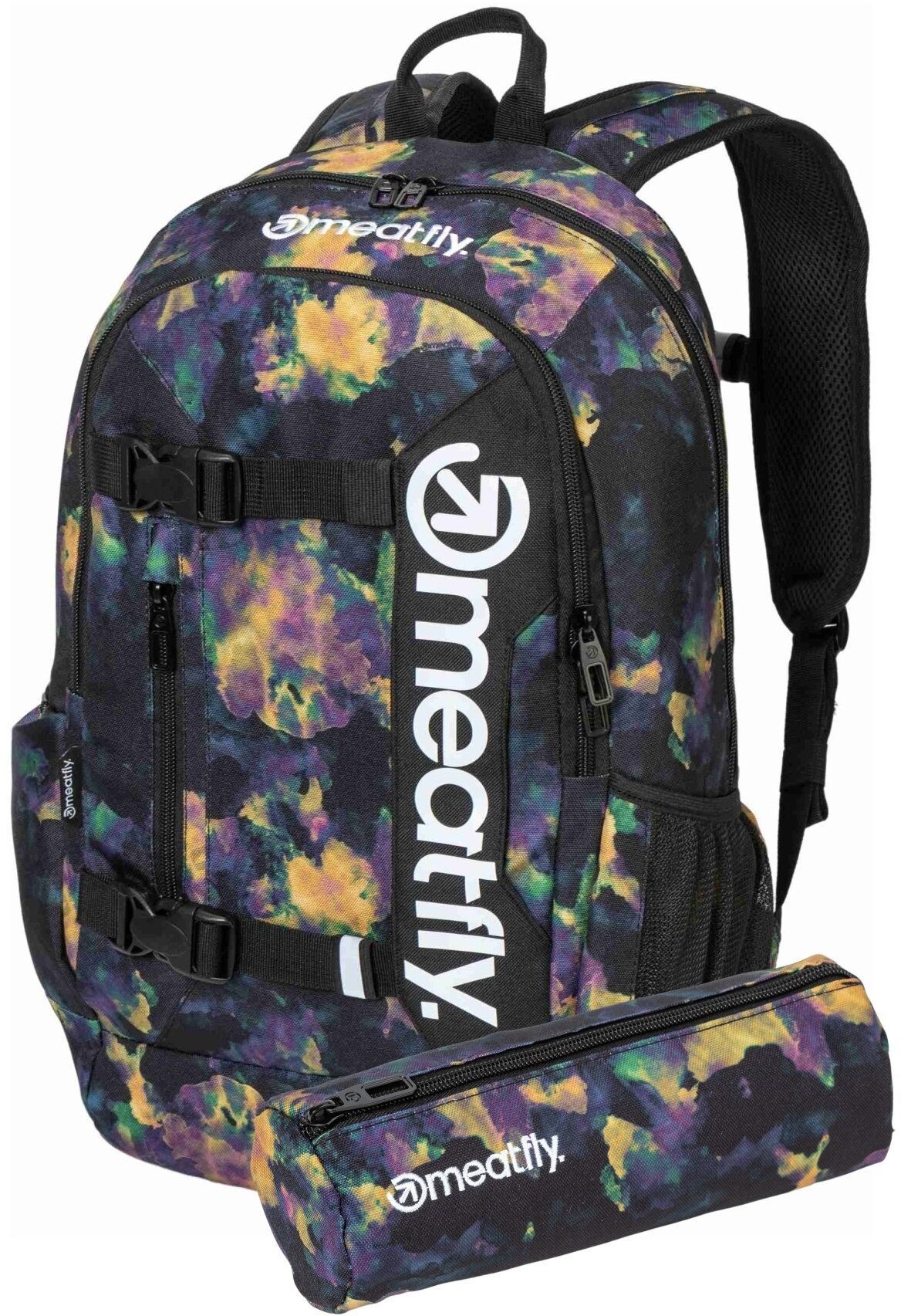 Batoh Meatfly Basejumper 6 Dark Aquarel 22 l