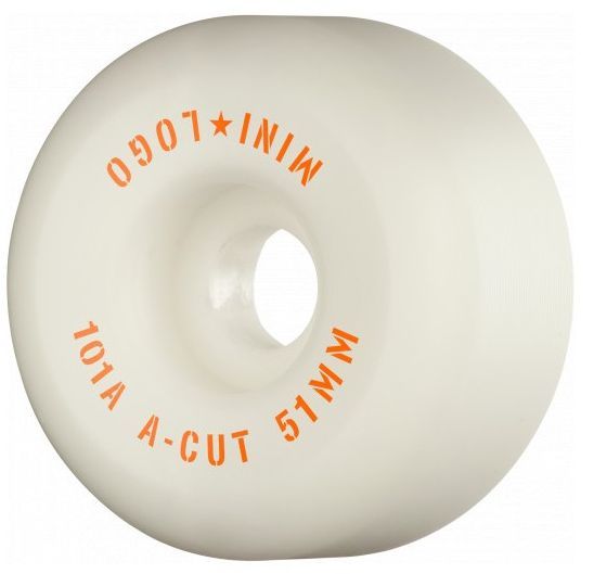 Kolečka Mini logo A-Cut white