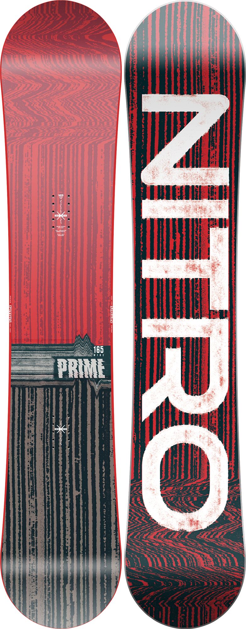 nitro prime distort snowboard Nitro: 2025 Chroma Cam-Out Deck maximum durability Reinforced materials ensure the board withstands heavy daily use Nitro Prime Raw '25/'26 –