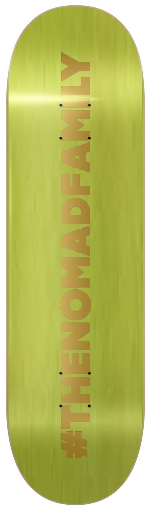Skate deska Nomad Hashtag lime MEDIUM