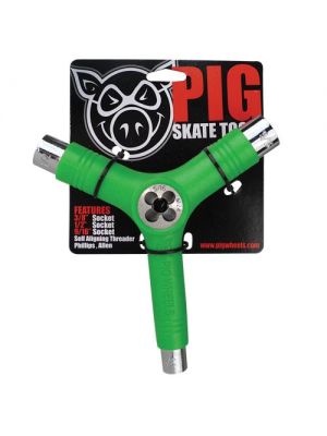 Nářadí Pig Wheels Skate Tool green